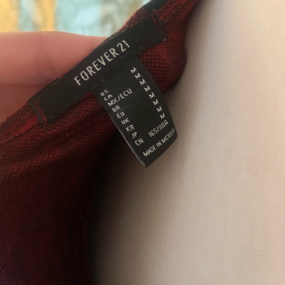 💖5/$25 Tight spaghetti strap red&black mini dress - Picture 3 of 4